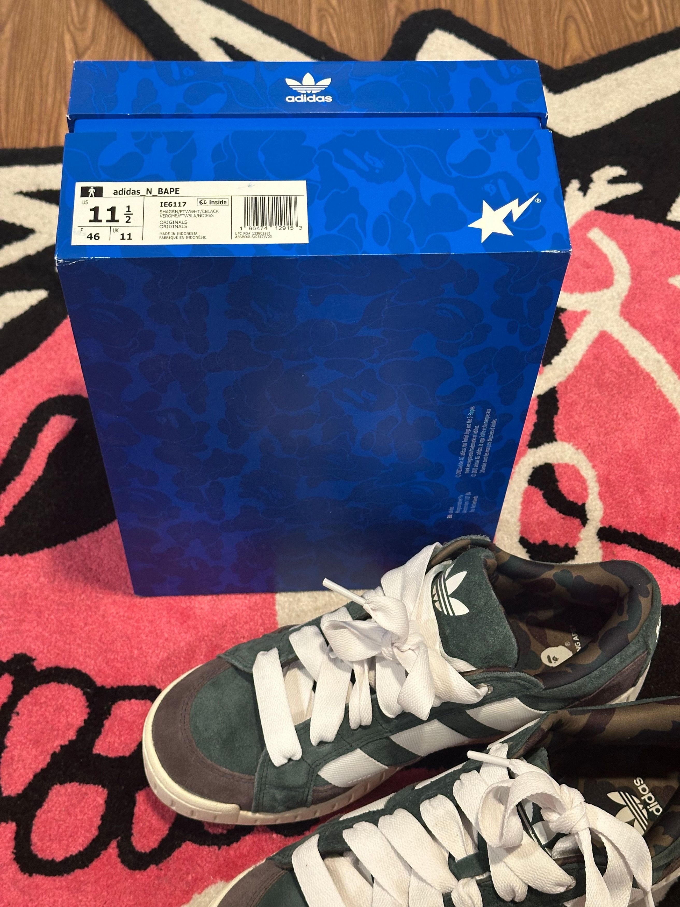 Adidas × Bape adidas NRTN Bape Shadow Green Size US 11.5 / EU 44-45 - 6 Thumbnail