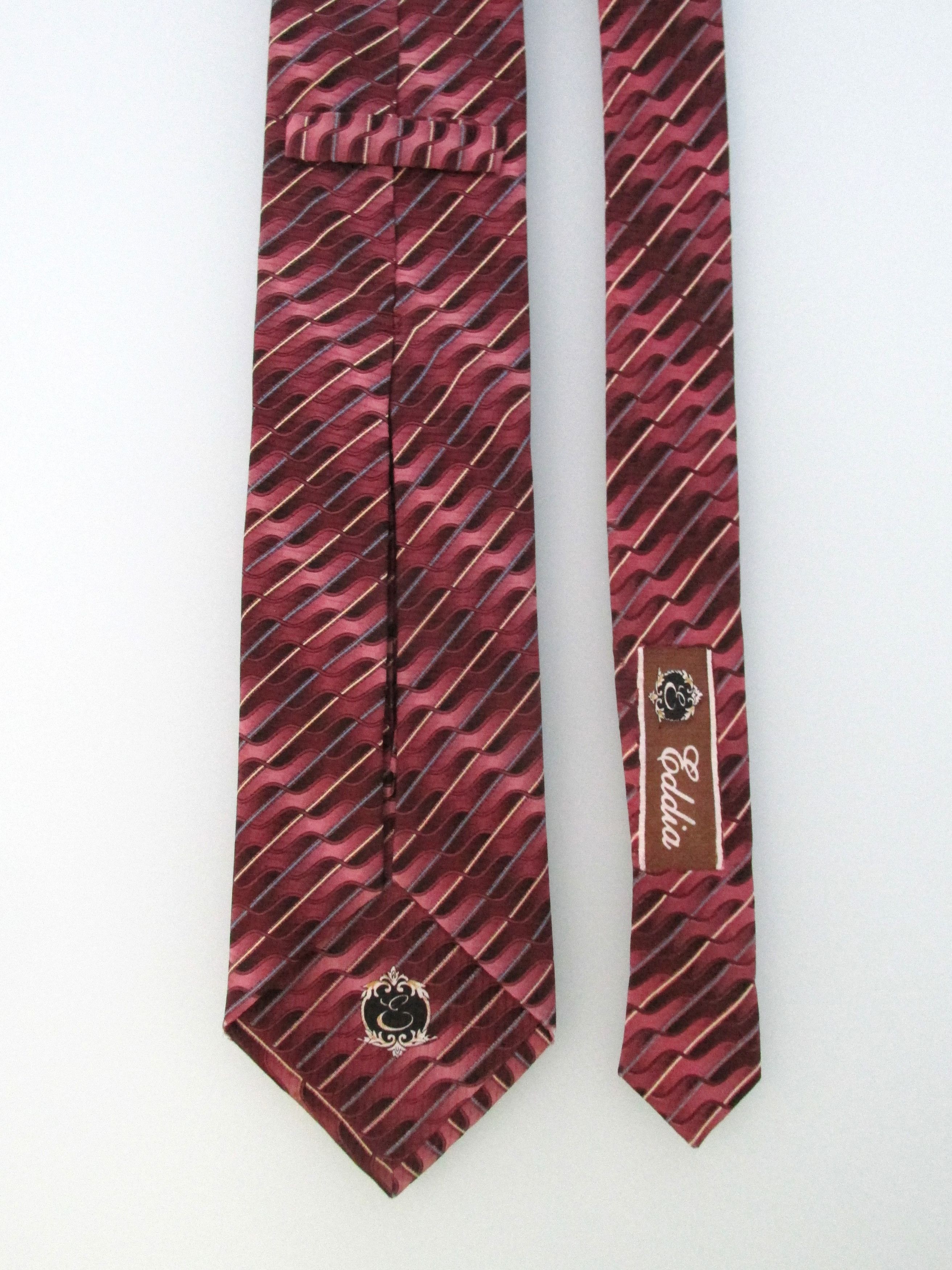Other Eddia Men's Multifold Silk Tie Size ONE SIZE - 3 Thumbnail