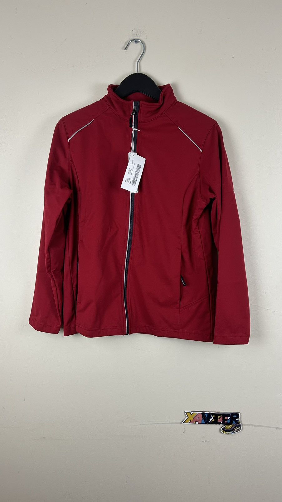 Vintage Soft Shell Jacket Small Women Red Size S / US 4 / IT 40 - 1 Thumbnail