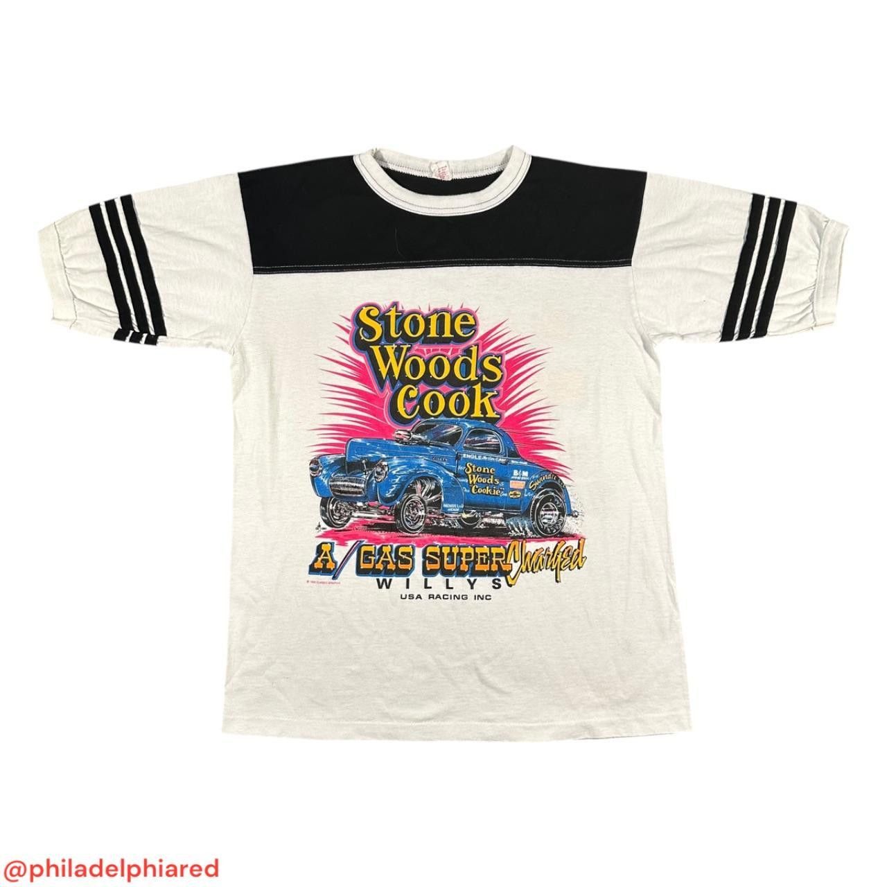 Designer Vintage Early 1990s Stone Woods Cook US Racing Inc t-shirt L Size US S / EU 44-46 / 1 - 1 Thumbnail