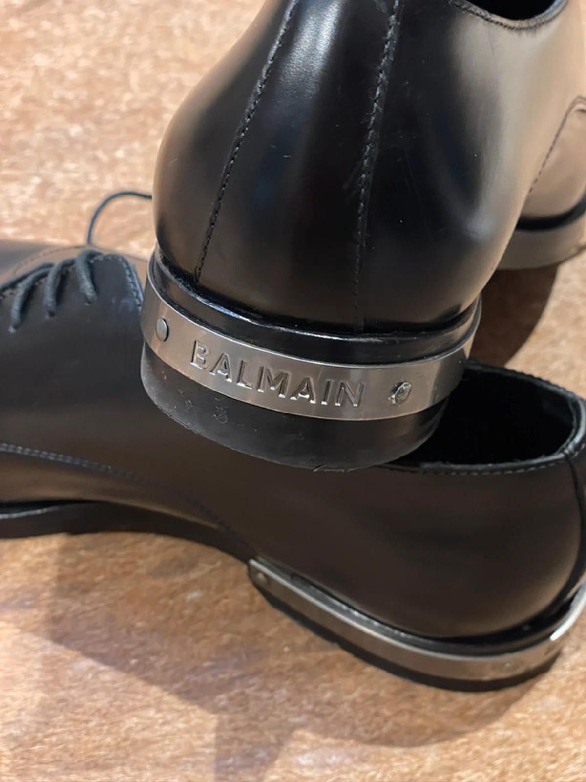 Balmain Balmain Leather Derby Shoes Size US 9 / EU 42 - 11 Thumbnail
