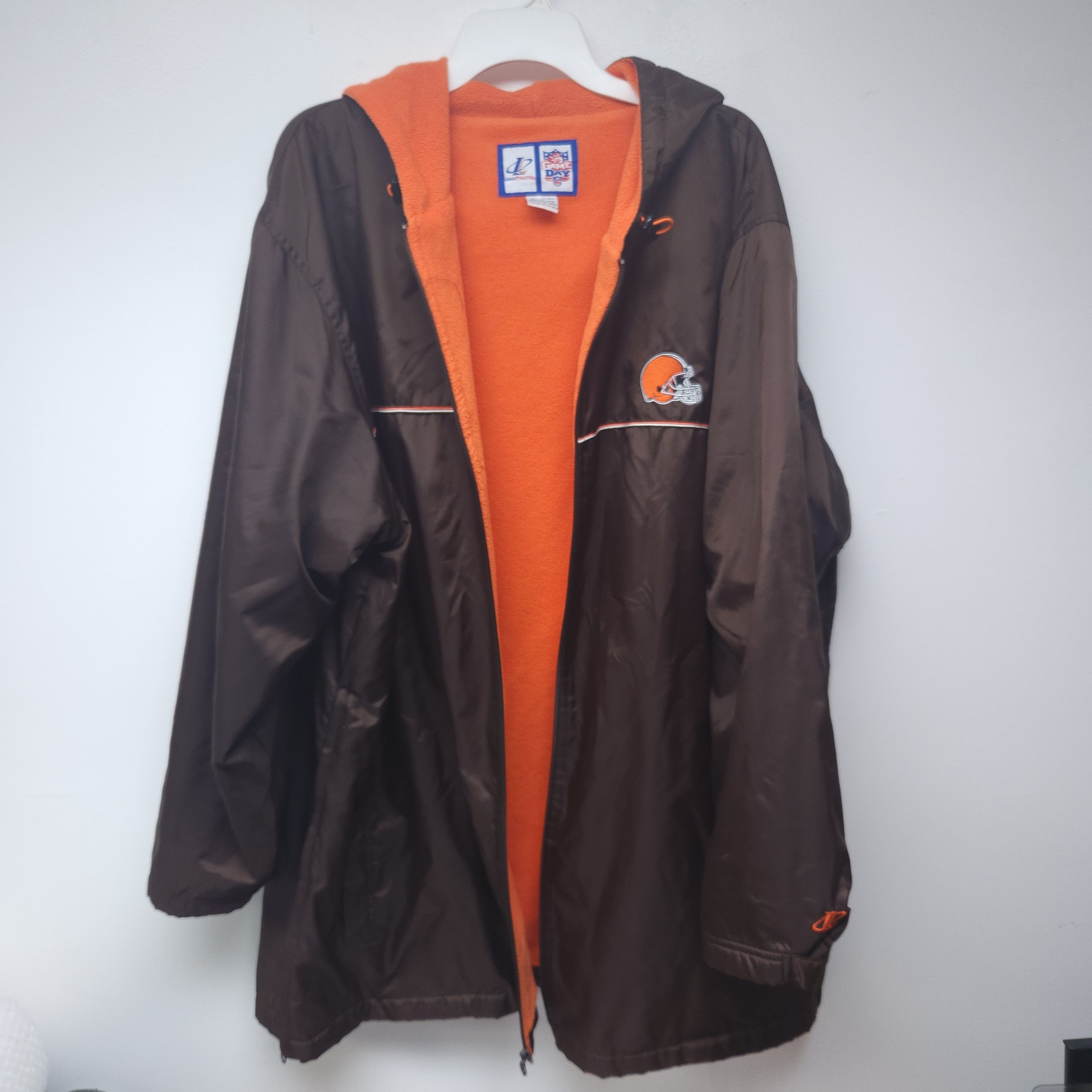 NFL × Vintage Vintage Cleveland Browns Full Zip-Up Jacket Size US L / EU 52-54 / 3 - 1 Thumbnail