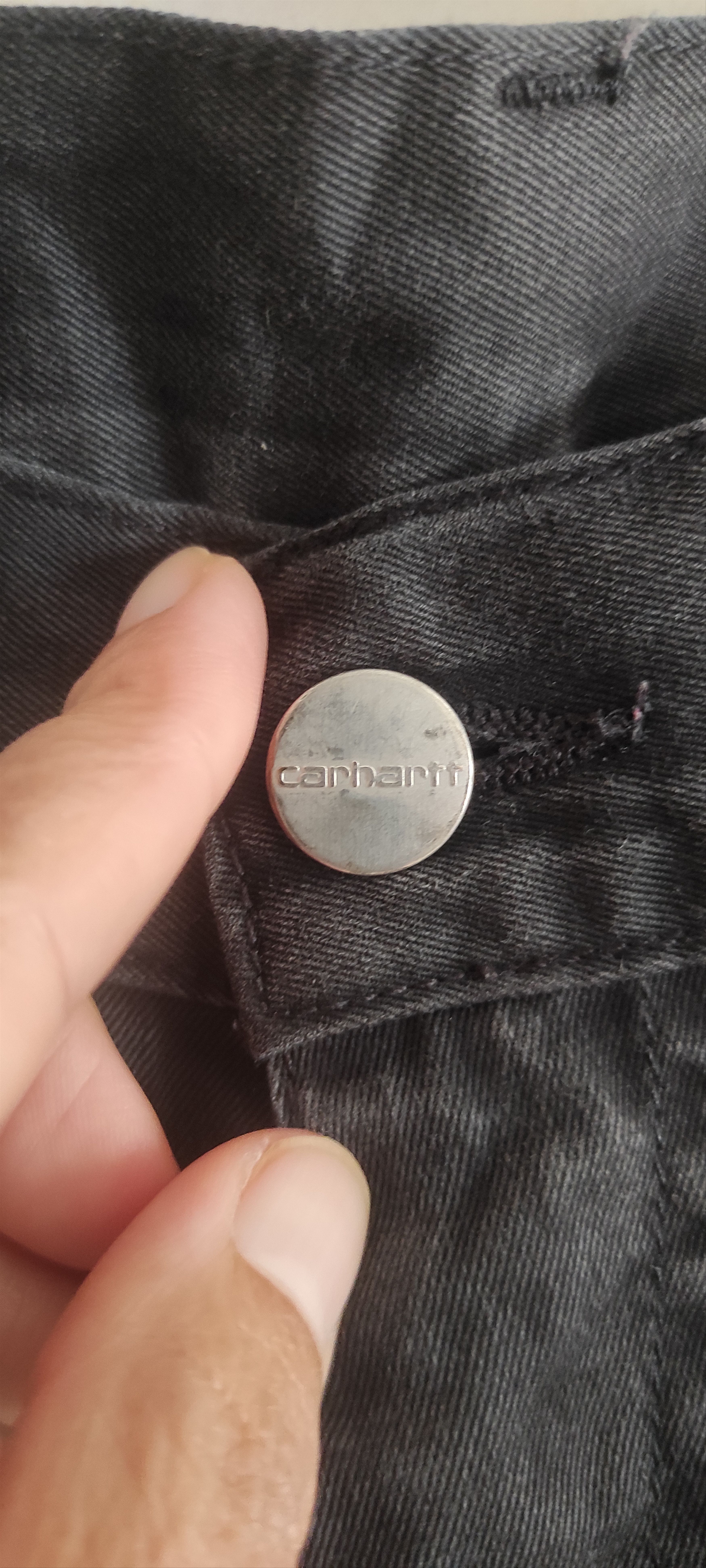 Carhartt Carhartt Work In Progress Men Skill Short Black Rinse Cotton Size US 34 / EU 50 - 8 Thumbnail