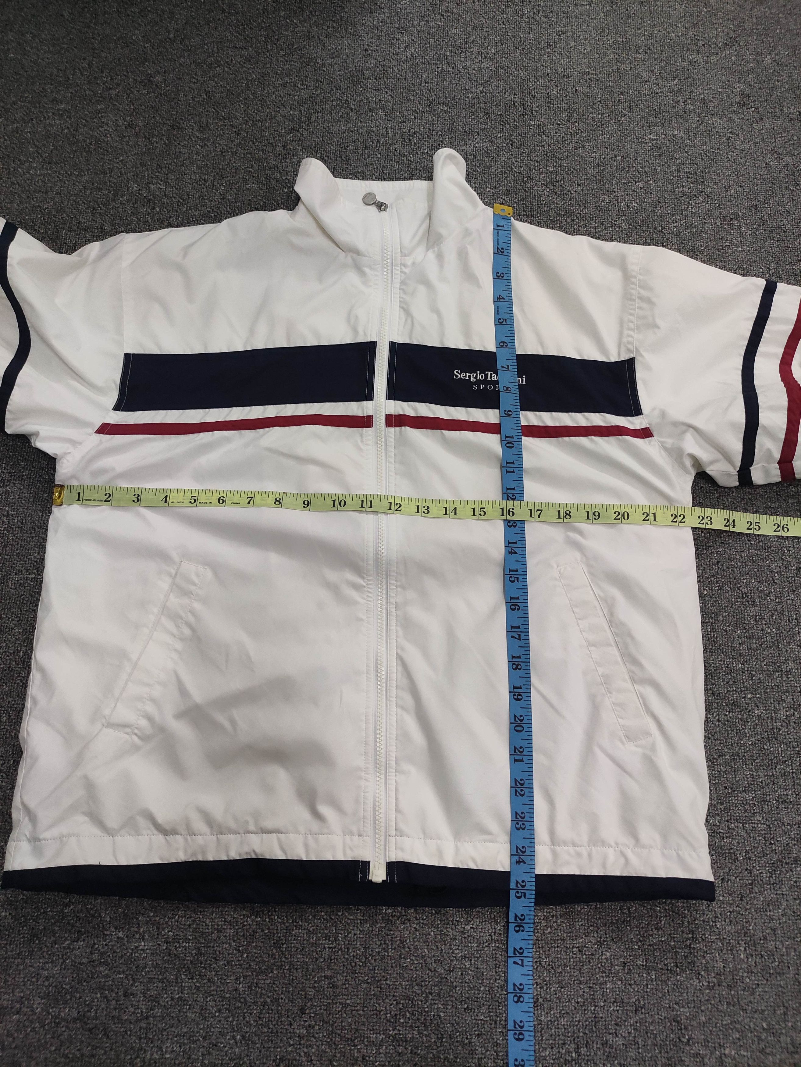 Sergio Tacchini Vintage Sergio Tacchini Sport Windbreaker Jacket Zipper Size US M / EU 48-50 / 2 - 15 Thumbnail