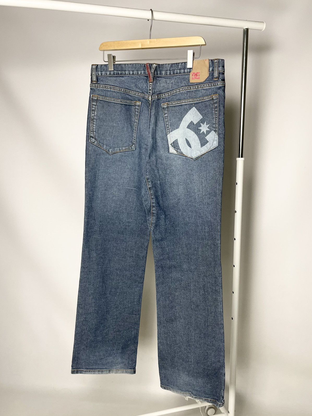 DC Vintage DC Aidan 2 Printed Pocket Supreme Skater Denim Jeans Size US 35 - 2 Thumbnail