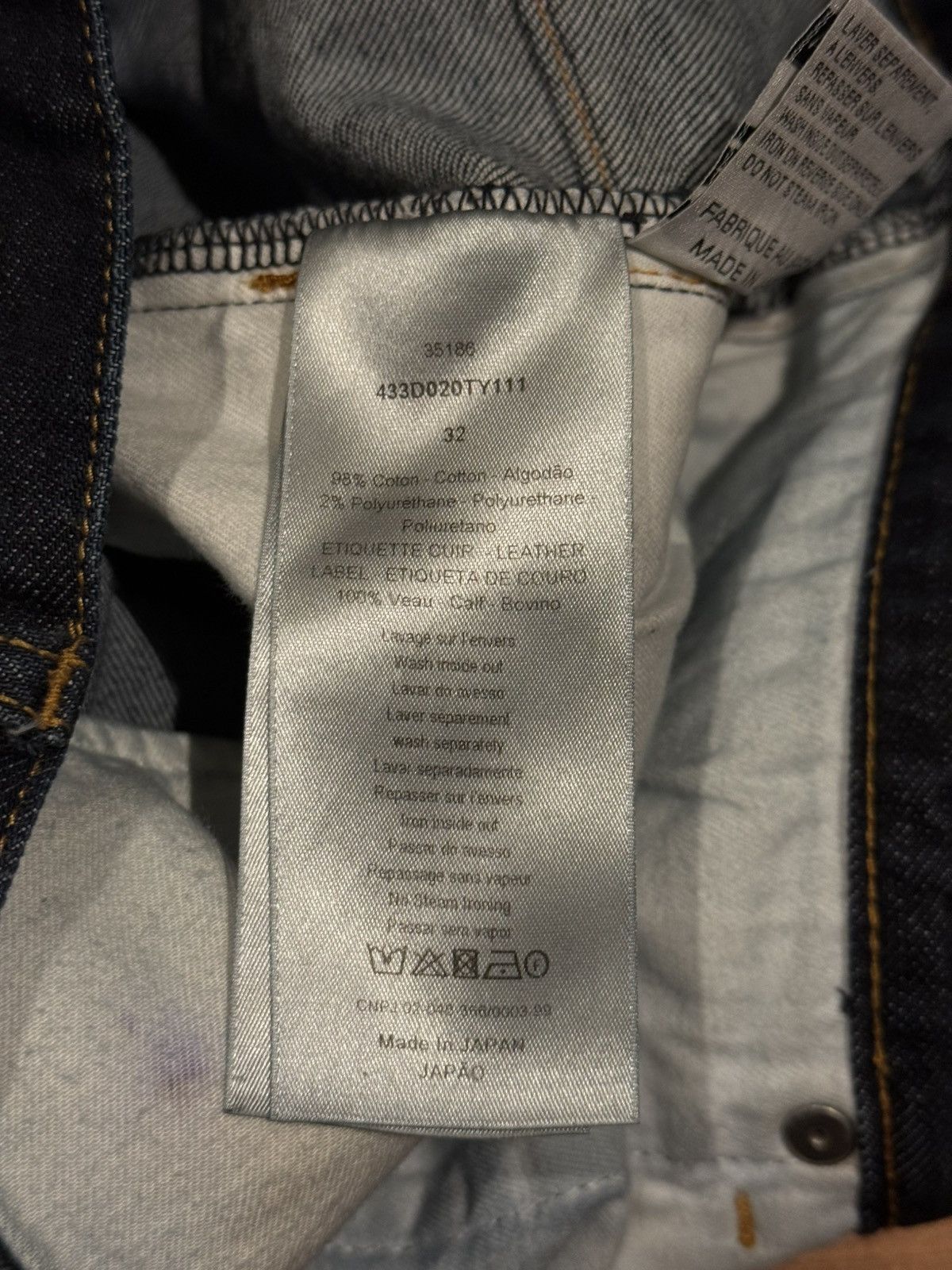 Dior Dior japan Hedi Slimane Size US 30 / EU 46 - 10 Thumbnail