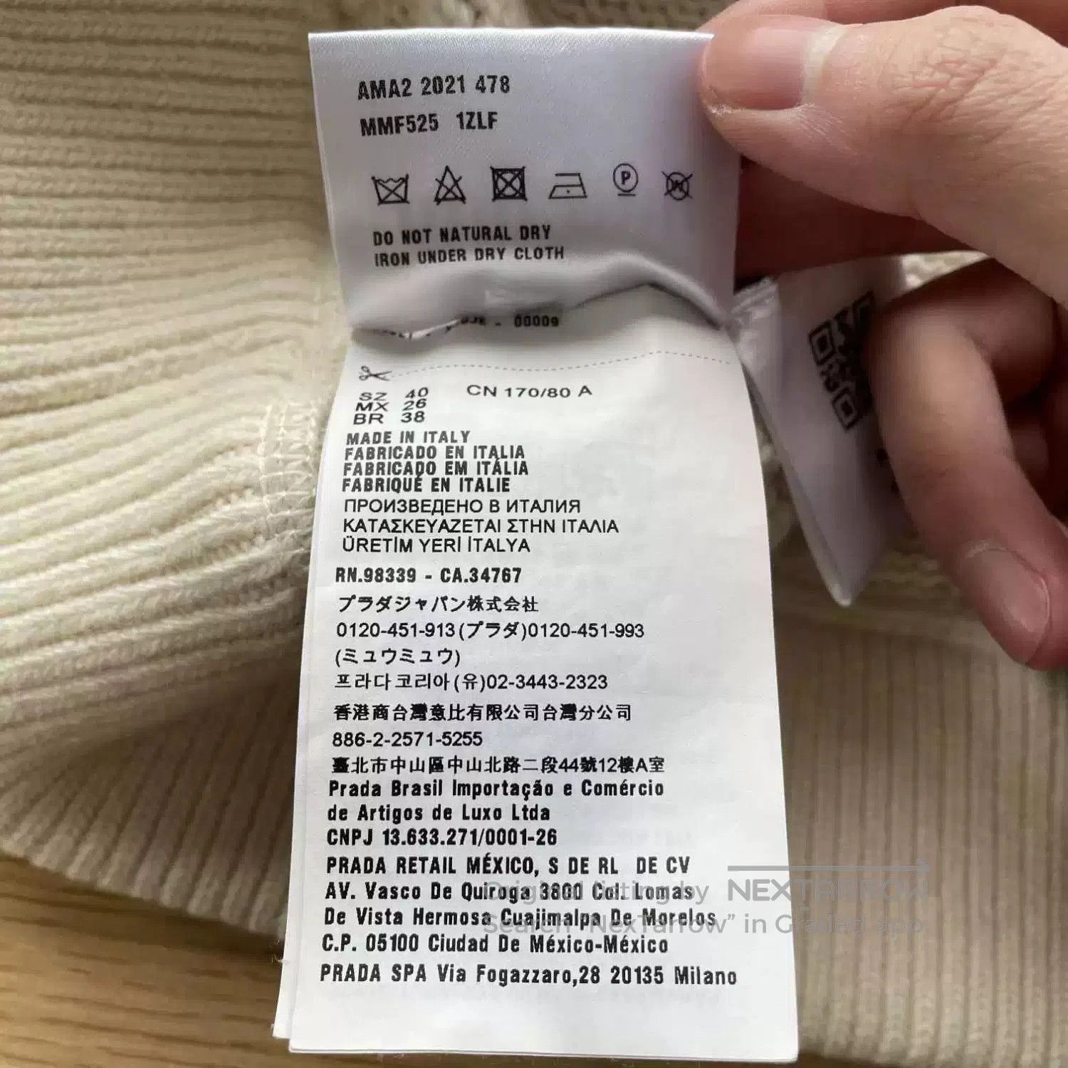 Miu Miu miu miu logo cropped knit hoodie. Size M / US 6-8 / IT 42-44 - 8 Thumbnail