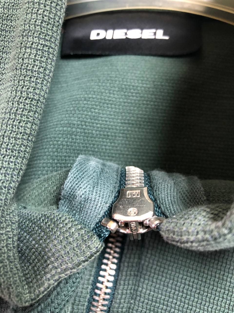 Diesel × Vintage Vintage Diesel Boxy Archival Zip Hoodie Y2K Size US M / EU 48-50 / 2 - 13 Thumbnail