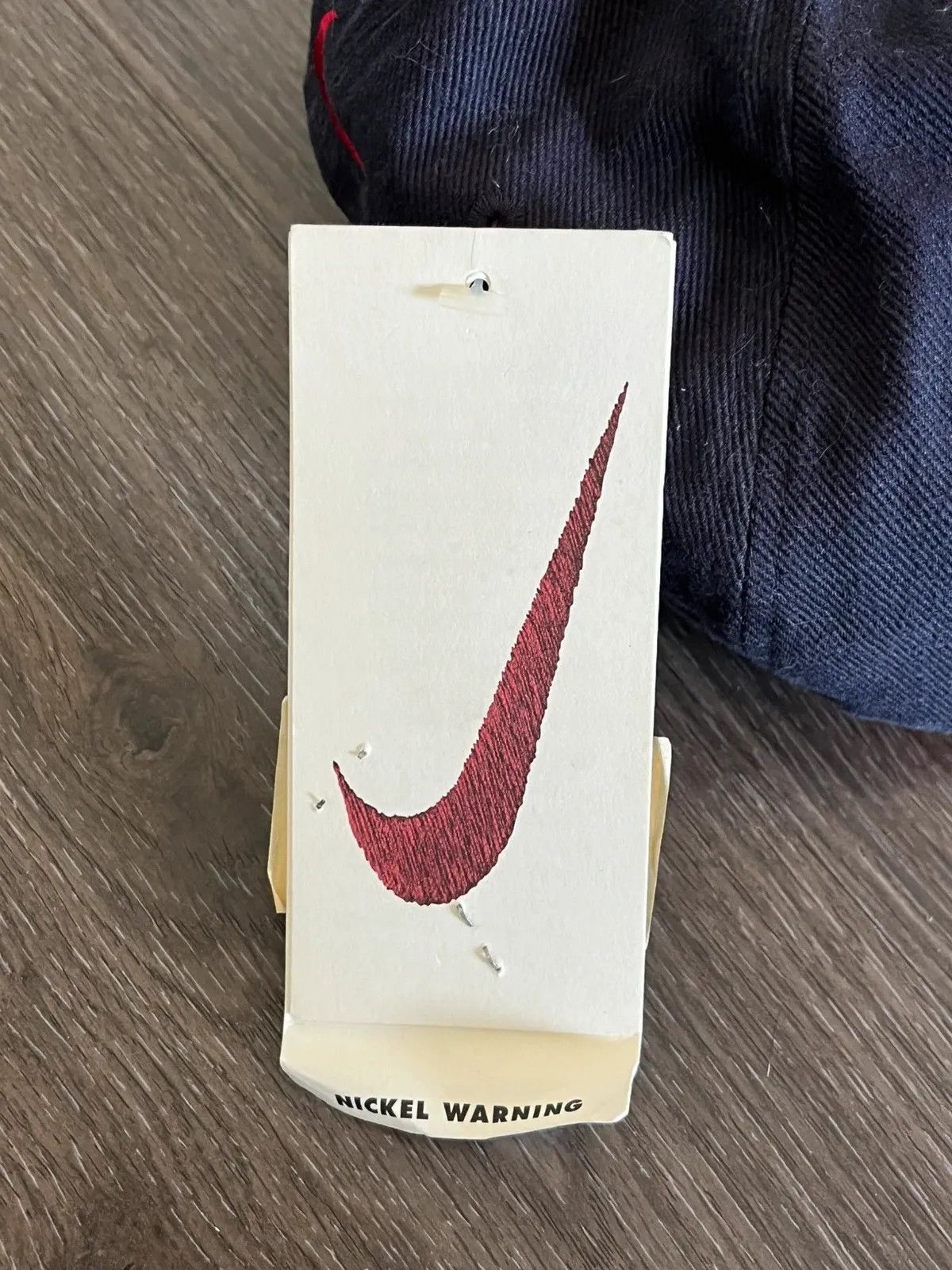 Nike Nike Air Cap Swoosh 1998 Deadstock Distressed Rare One Size Size ONE SIZE - 5 Thumbnail