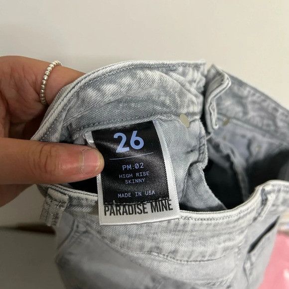 Aritzia Aritzia Paradise Mine Grey Jeans Size 26" / US 2 / IT 38 - 4 Thumbnail