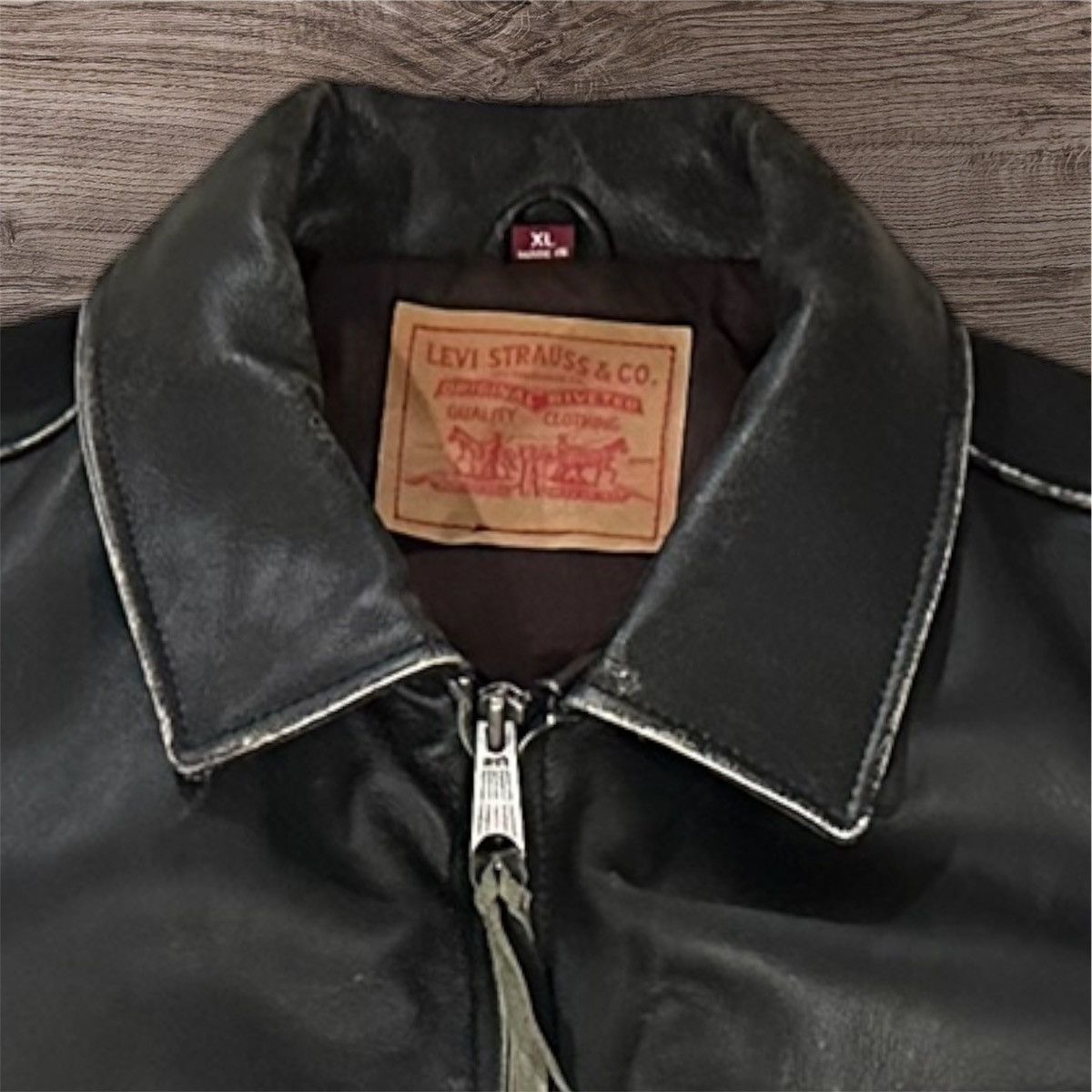 Levi's SOLD XL Levis Leather Jacket Size US XL / EU 56 / 4 - 2 Thumbnail