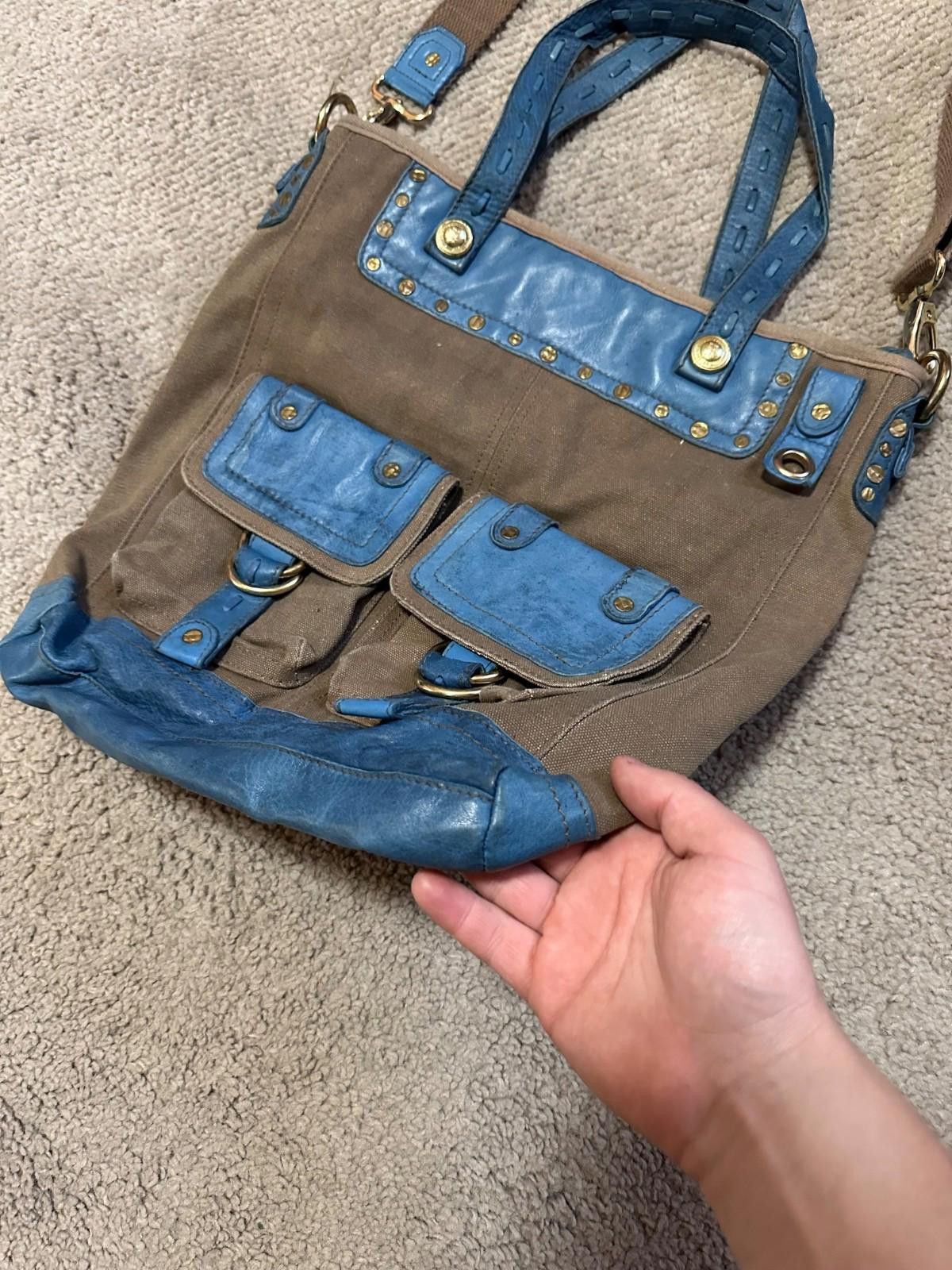 George Gina & Lucy George Gina Lucy Handbag Breige Blue Size ONE SIZE - 4 Thumbnail