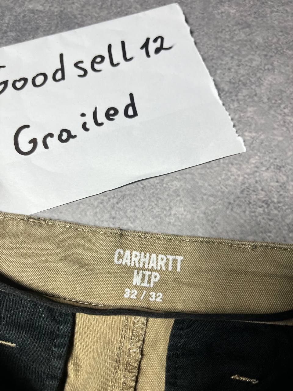 Carhartt × Carhartt Wip Carhartt wip Sid pant Beige Rare Work Size US 32 / EU 48 - 6 Thumbnail