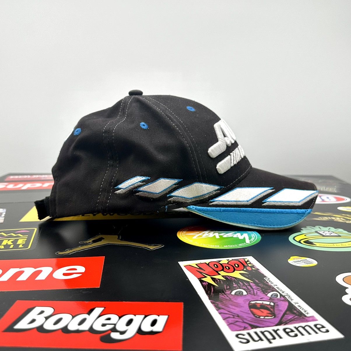 NASCAR Vintage NASCAR ALLTEL Velcroback Hat 📶 Size ONE SIZE - 4 Thumbnail
