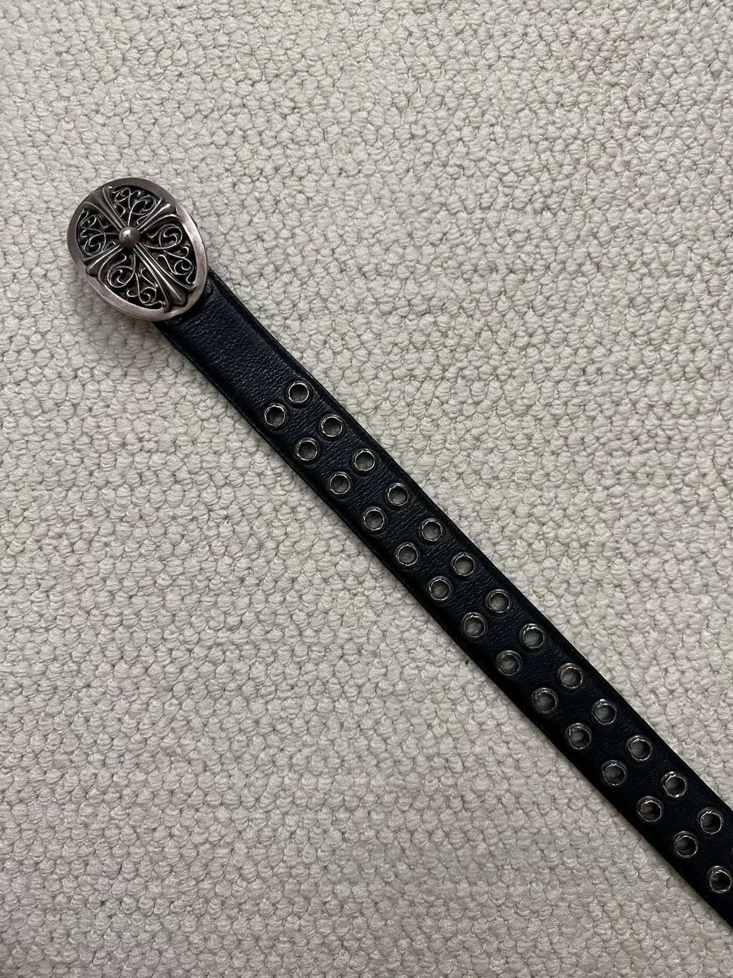 Chrome Hearts Chrom Hearts Vine Flower Eyelet Belt. Size ONE SIZE - 1 Thumbnail