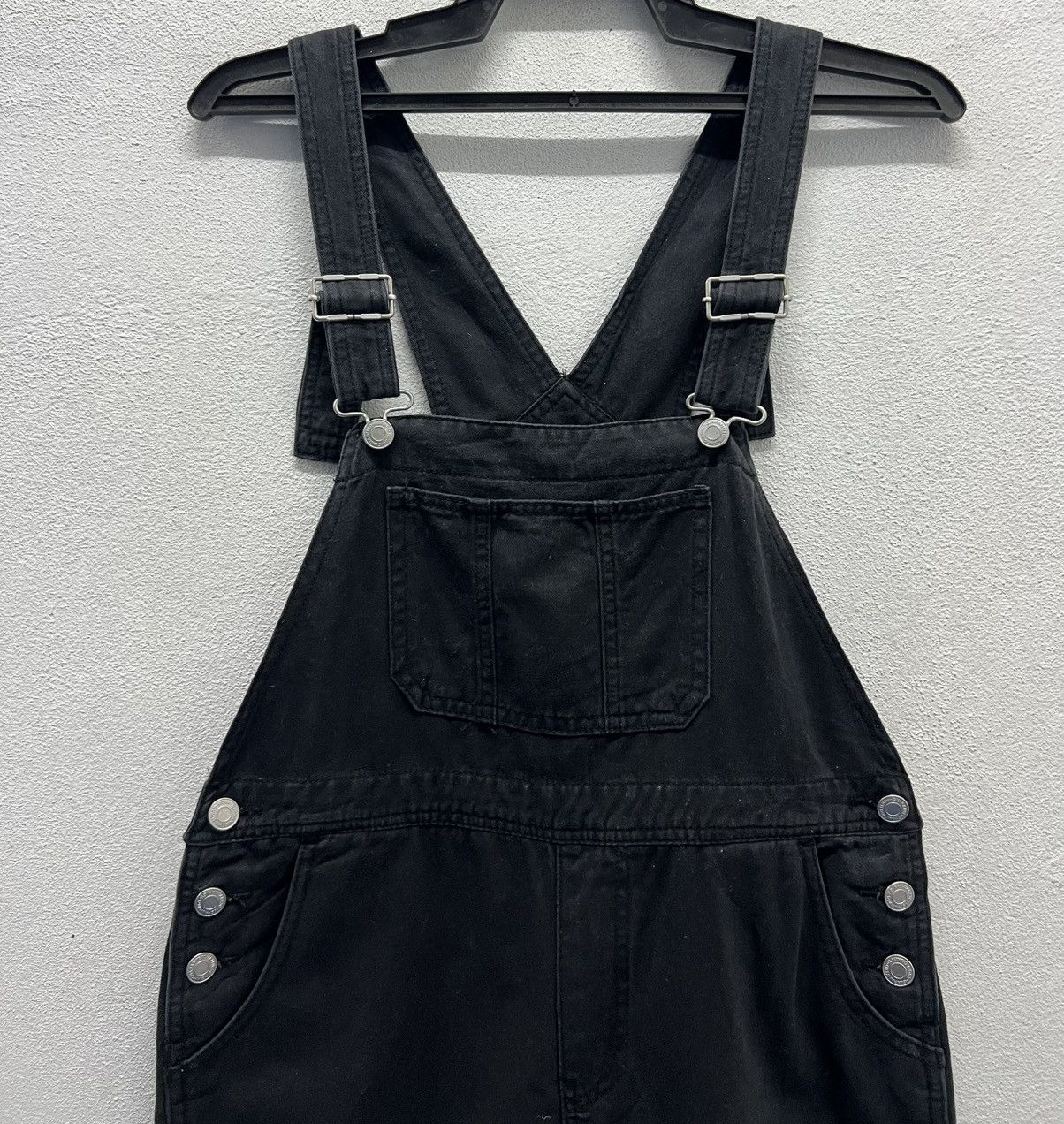 Japanese Brand × Vintage Vintage Y2K Style COZZA Black Cotton Overalls - Size L Size US 33 - 3 Thumbnail