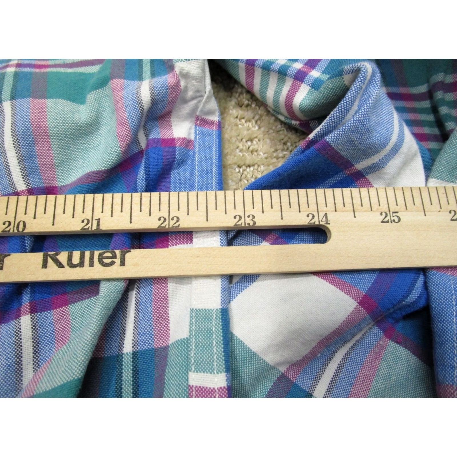 Vintage Cinch Button-Down Shirt Men Small Blue Plaid Western Long Sleeve Shirt Button-Up Mens XS? Size US S / EU 44-46 / 1 - 5 Thumbnail