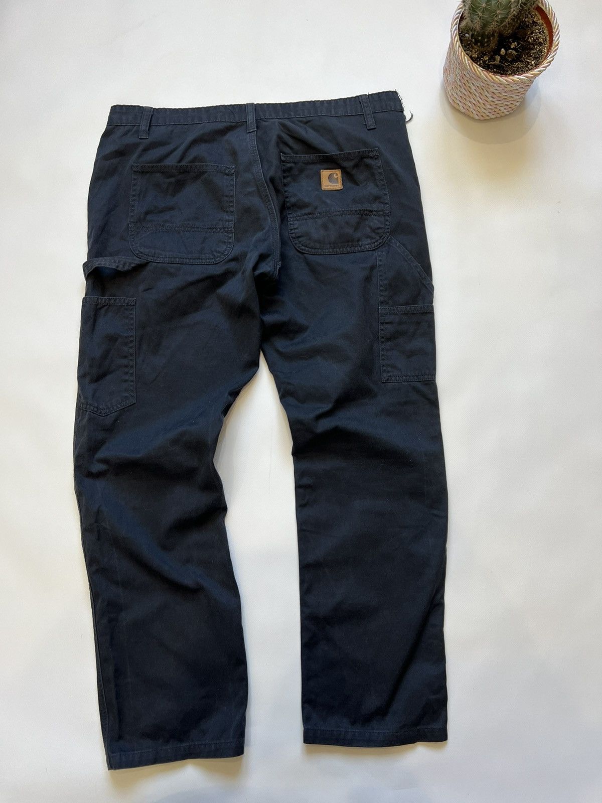 Carhartt Vintage Carhartt Navy Pants Lincoln Size US 32 / EU 48 - 1 Thumbnail