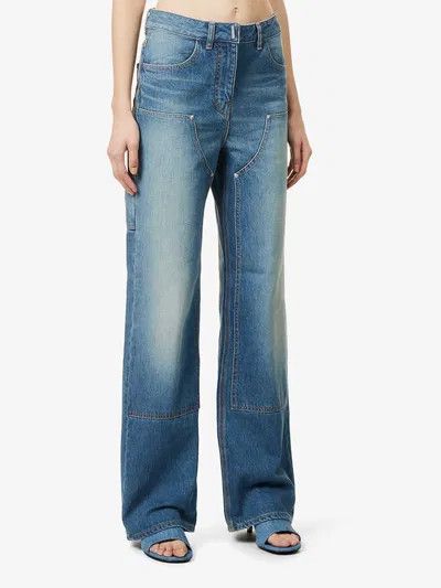 Givenchy o1y0925 Denim Pant in Blue Size 28" / US 6 / IT 42 - 3 Thumbnail