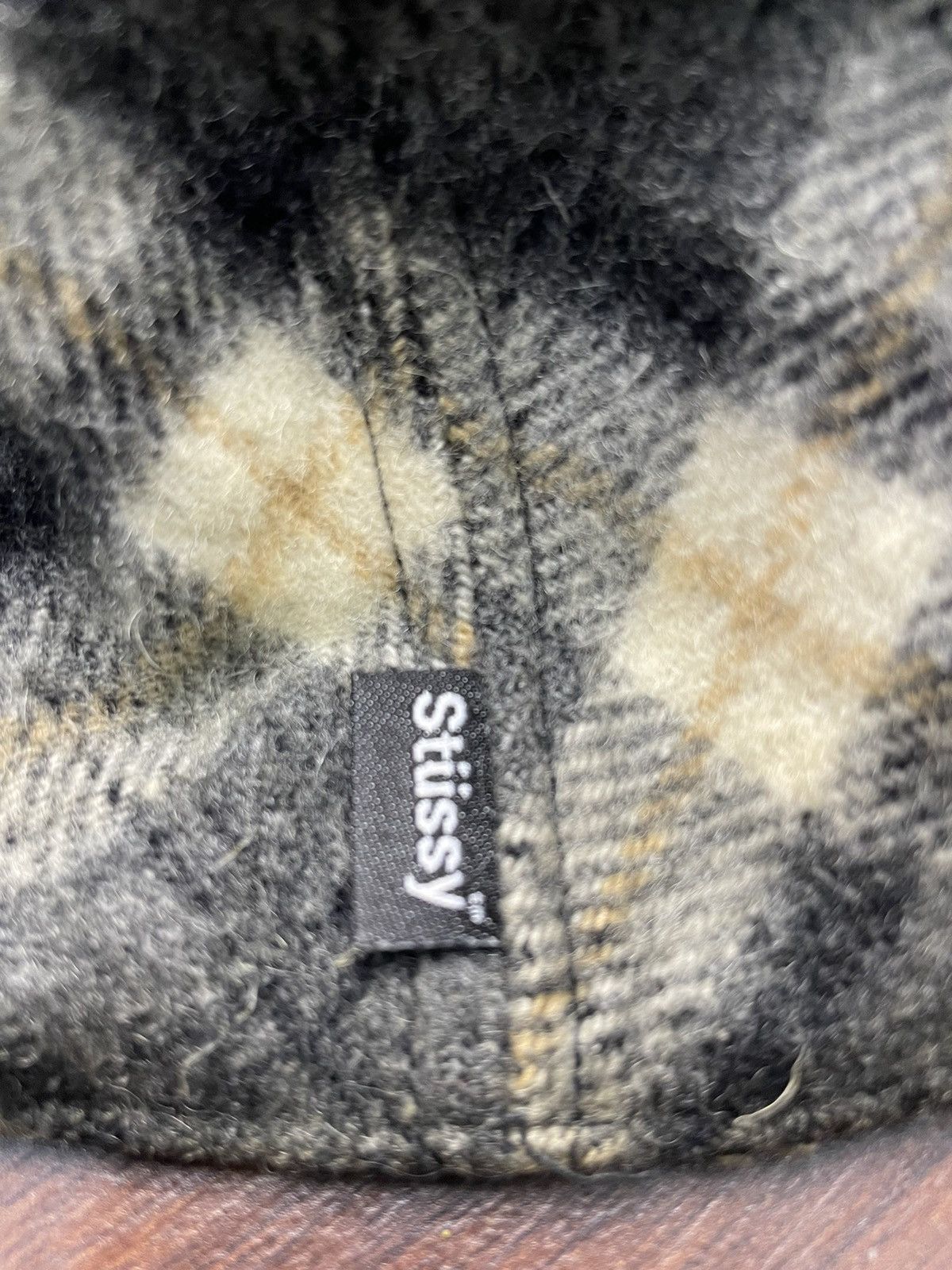 Stussy × Vintage Vintage Stussy Plaid Wool Beretta Hat Size ONE SIZE - 7 Thumbnail