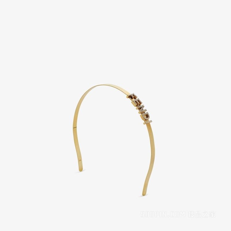 Fendi o1loc1c0824 Size: OS / Hair Band in Golden Size ONE SIZE - 1 Thumbnail