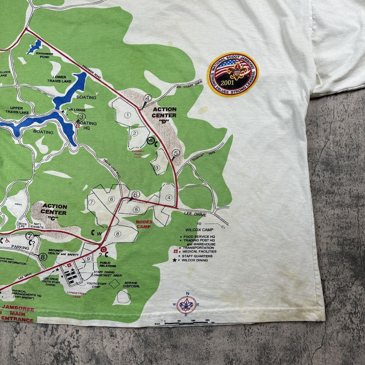 Vintage Vintage 2001 National Scout Jamboree Boy Scouts AOP T Shirt Size US L / EU 52-54 / 3 - 9 Thumbnail