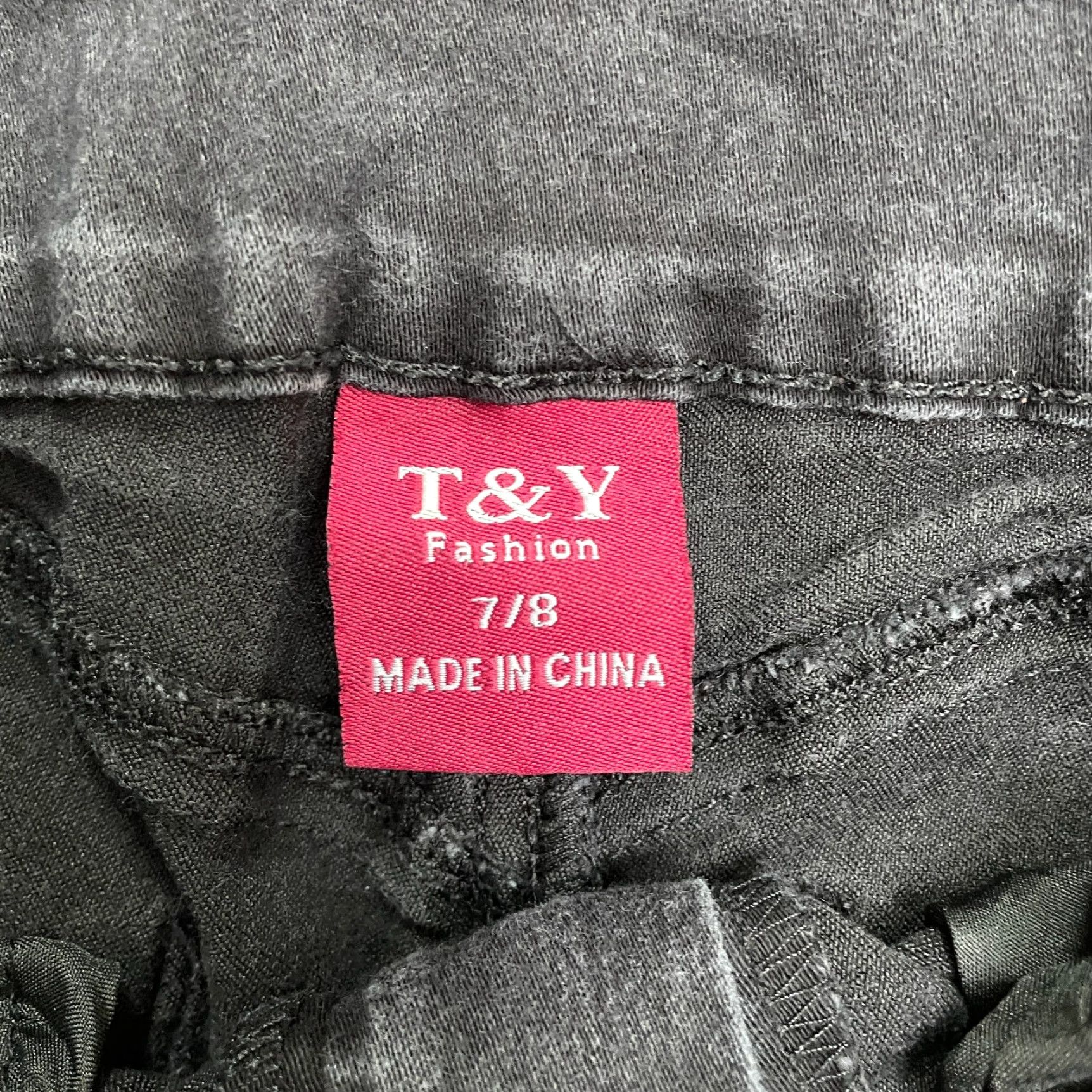 Vintage T&Y Jeans Jegging 78 Skinny High Rise Dark Wash Black 26x27 Juniors Womens City Modern 5-Pocket Size 28" / US 6 / IT 42 - 5 Thumbnail