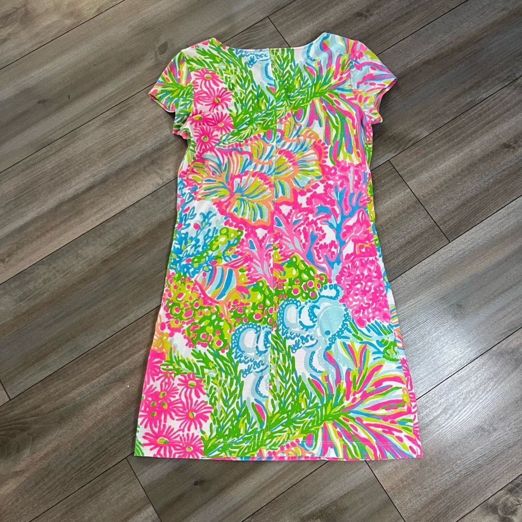 Lilly Pulitzer Lilly Pulitzer Pink Pattern Casual Dress Women XXS Bin M-27 Size XXS / US 00 / IT 34 - 4 Thumbnail