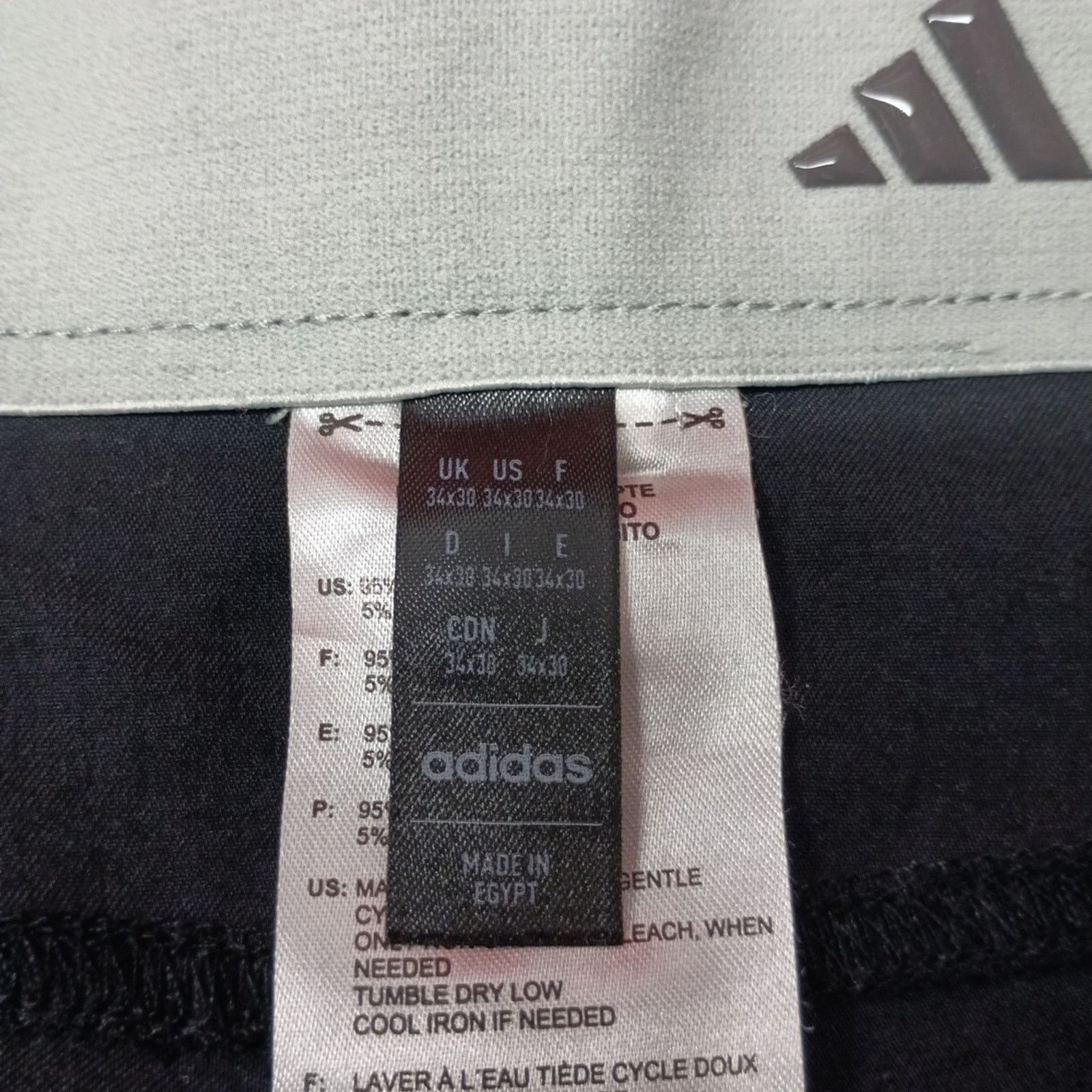 Adidas Adidas Mens 5-Pocket Tapered Golf Pants Size 34x30 Black New Size US 34 / EU 50 - 4 Thumbnail