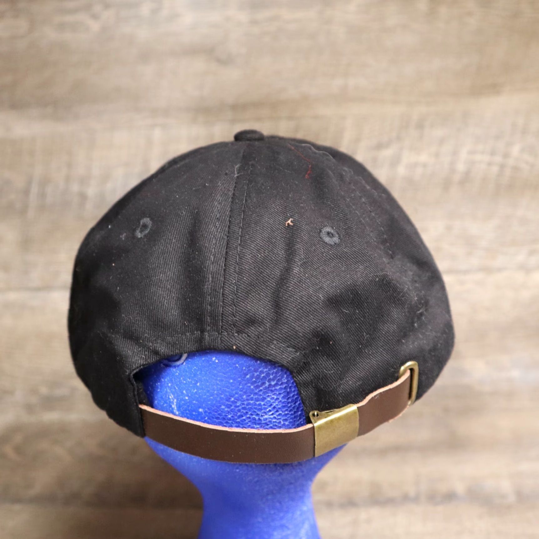 Vintage Alien Green Head Adjustable Baseball Cap Hat Black Leather Strap Cap Mens Size ONE SIZE - 3 Thumbnail
