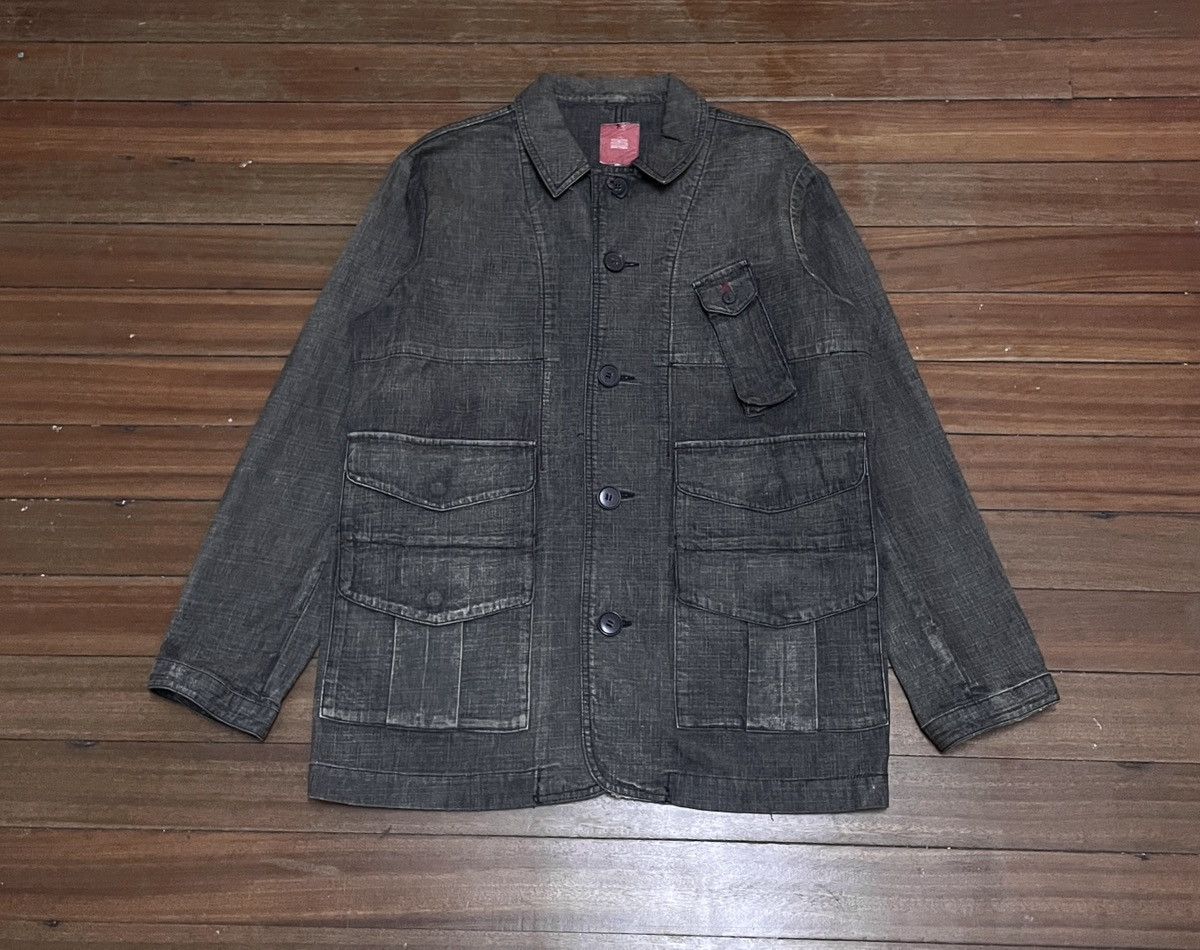 Japanese Brand × Le Grande Bleu (L.G.B.) Rare Design Vintage Brand Three Style Tactical Jacket 1990s Size US L / EU 52-54 / 3 - 1 Thumbnail