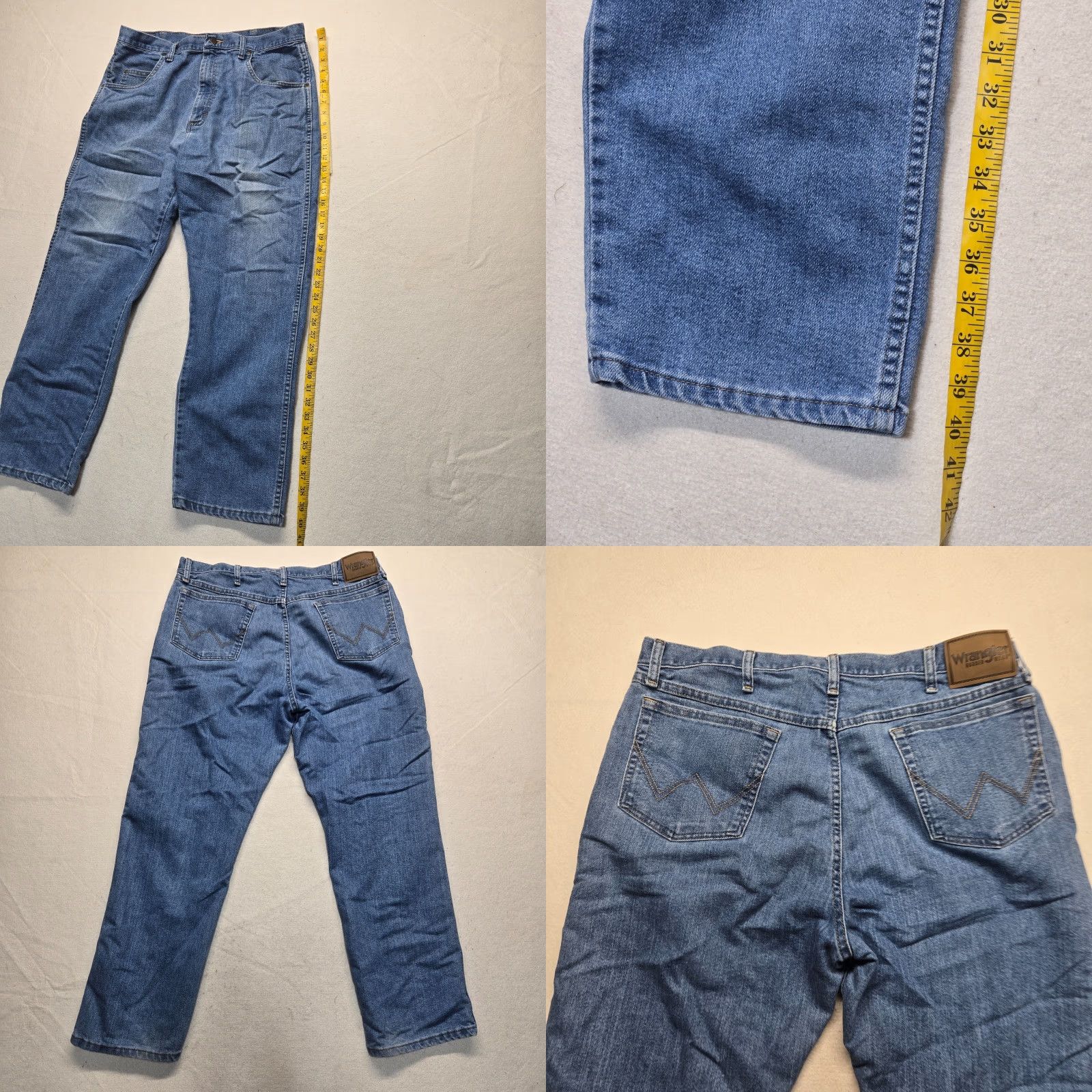 Wrangler Wrangler Rugged Wear Blue Jeans 35005SW Adult Men's Regular 38 X 30 Cowboy Size US 38 / EU 54 - 8 Thumbnail