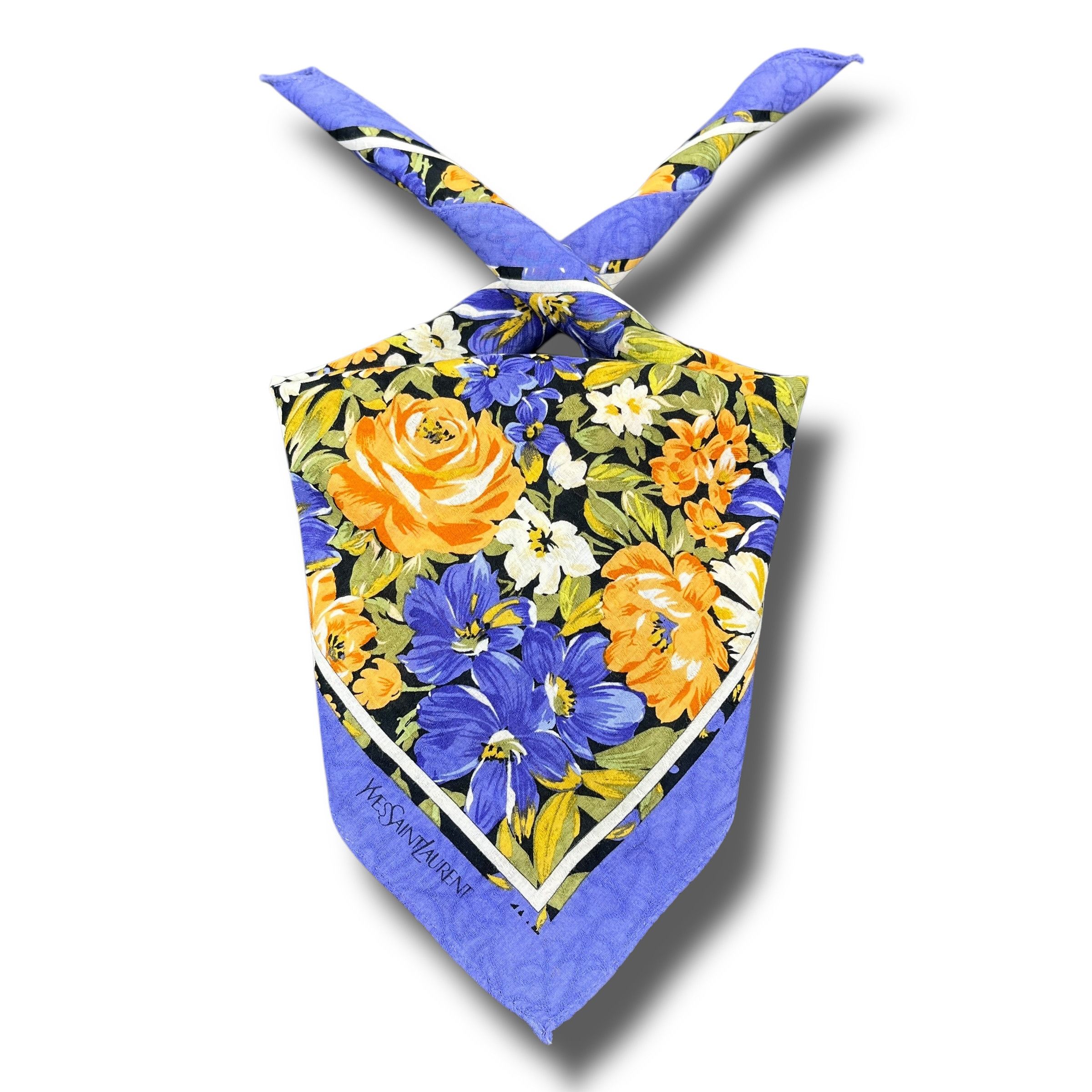 Vintage Vintage Ysl Handkerchief / Bandana / Neckerchief B292 Size ONE SIZE - 4 Thumbnail