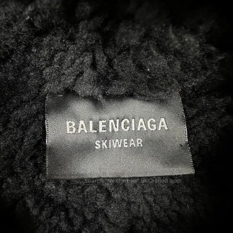 Balenciaga Balenciaga Ski Hoodie, Reflective Logo Fleece Hooded Sweat Size US S / EU 44-46 / 1 - 5 Thumbnail