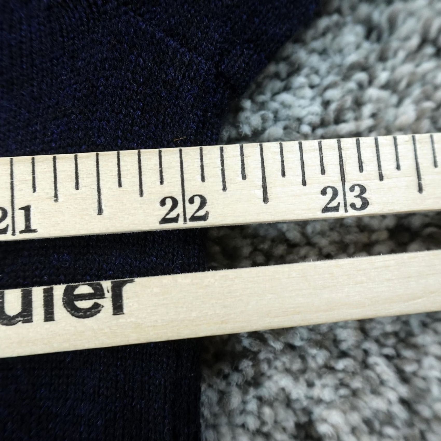 Orvis Orvis Sweater Mens M Blue Wool 1/4 Zip Mock Neck Knit Pullover Winter Casual Mens Size US M / EU 48-50 / 2 - 7 Thumbnail