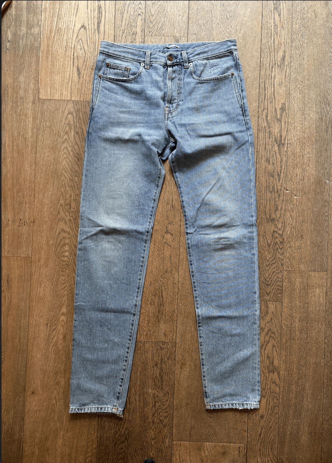 Saint Laurent D14 Pale Wash Denim