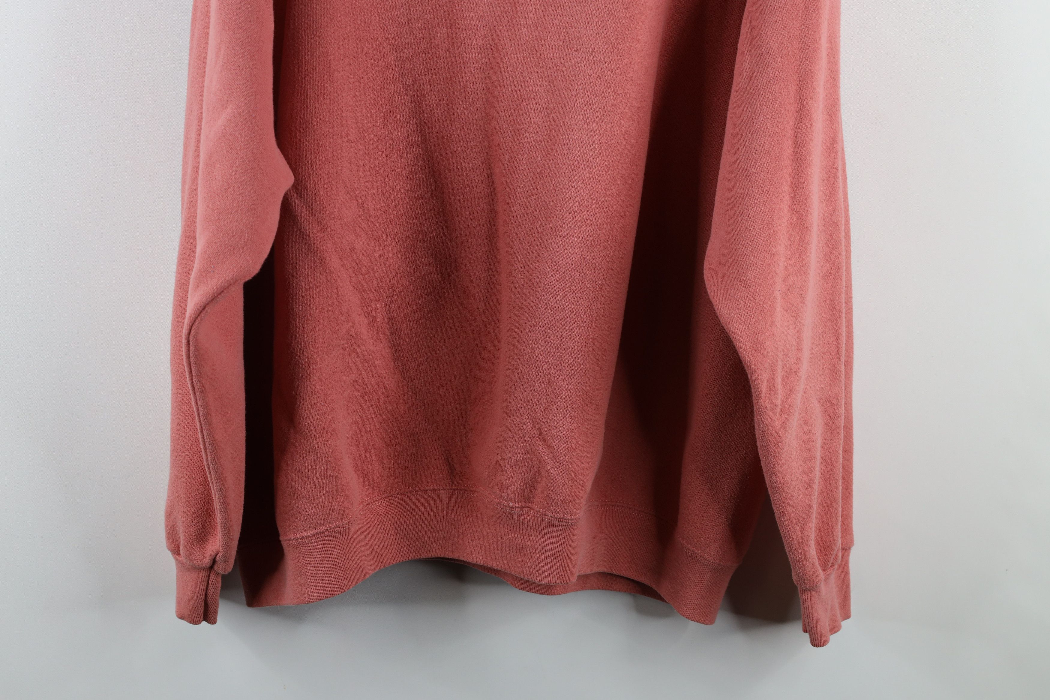 Vintage Vintage 90s Streetwear Blank Crewneck Sweatshirt Blush Pink Size 3XL / US 20-22 - 9 Thumbnail