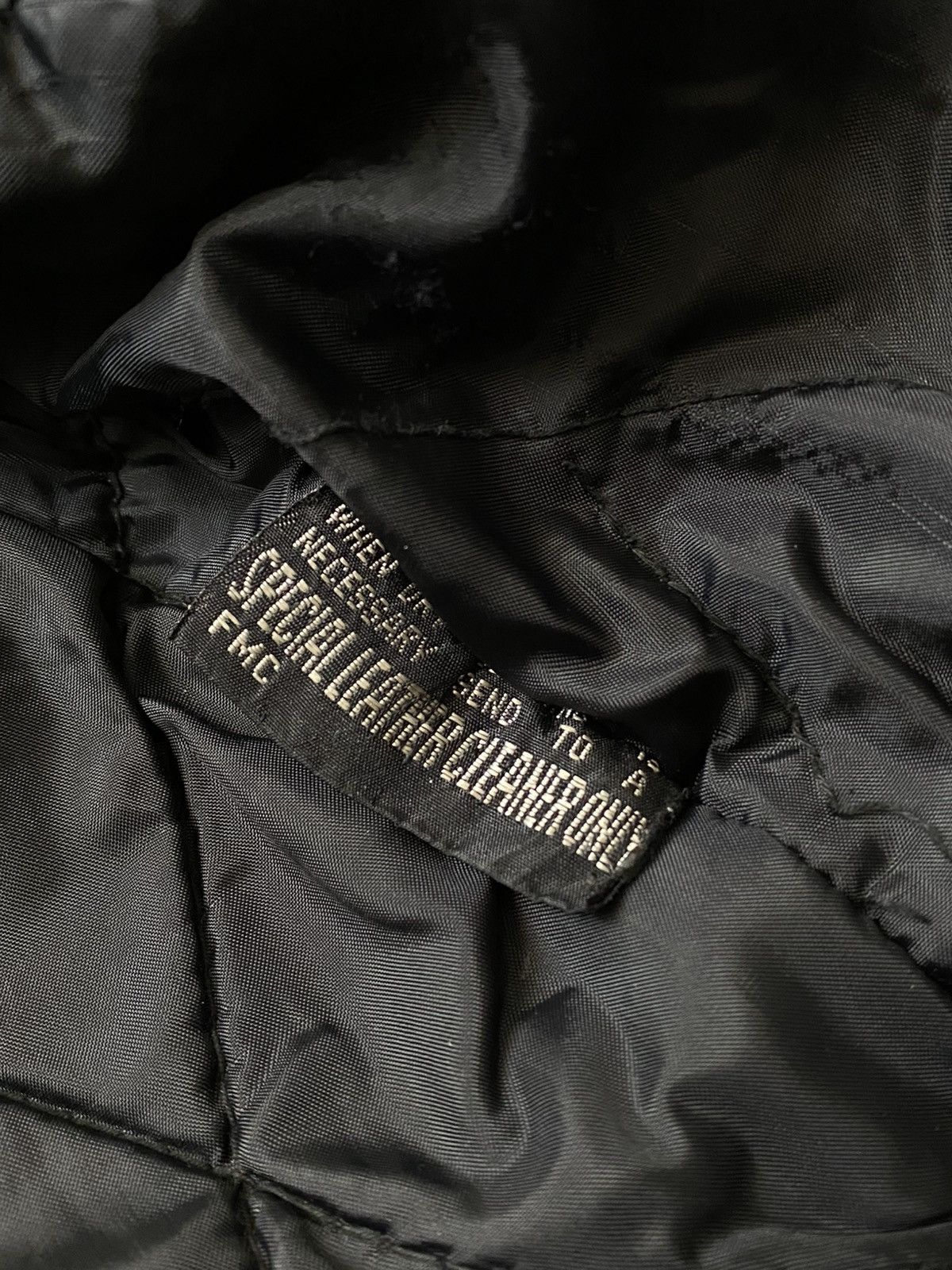 Leather Rare Chesterfield Aprilla Biker Leather Jacket Trims 80s 90s Size US M / EU 48-50 / 2 - 21 Thumbnail