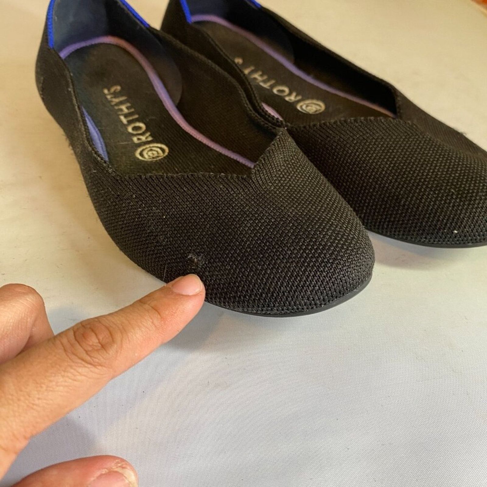 Other Rothy’s The Flat Round Toe Knit Ballet Flat Shoes 9w Size US 9 / IT 39 - 4 Thumbnail