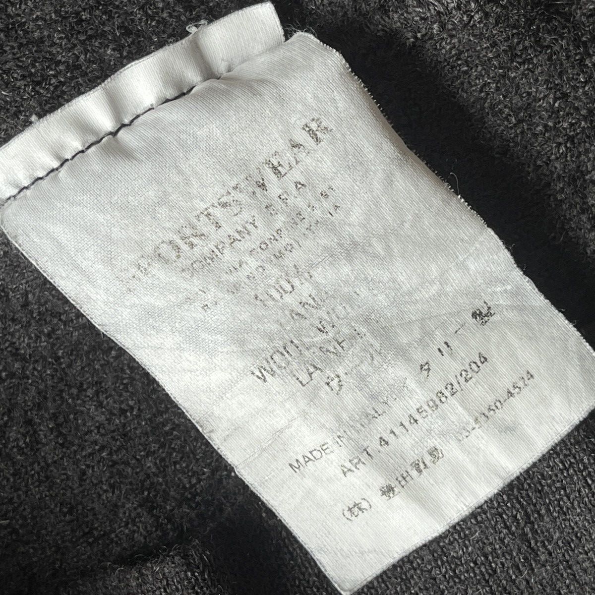Stone Island × Vintage Vintage Stone Island Denim Knitwear Autumn 2004 Size US XL / EU 56 / 4 - 17 Thumbnail