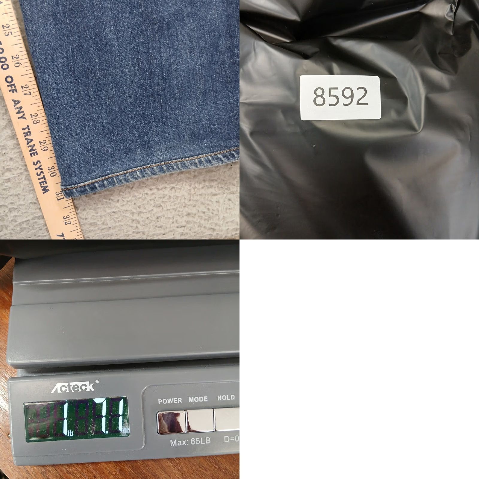 Denime AG Adriano Goldschmied The Graduate Tailored Leg Jeans Men's Blue Denim EUC Size US 34 / EU 50 - 10 Thumbnail