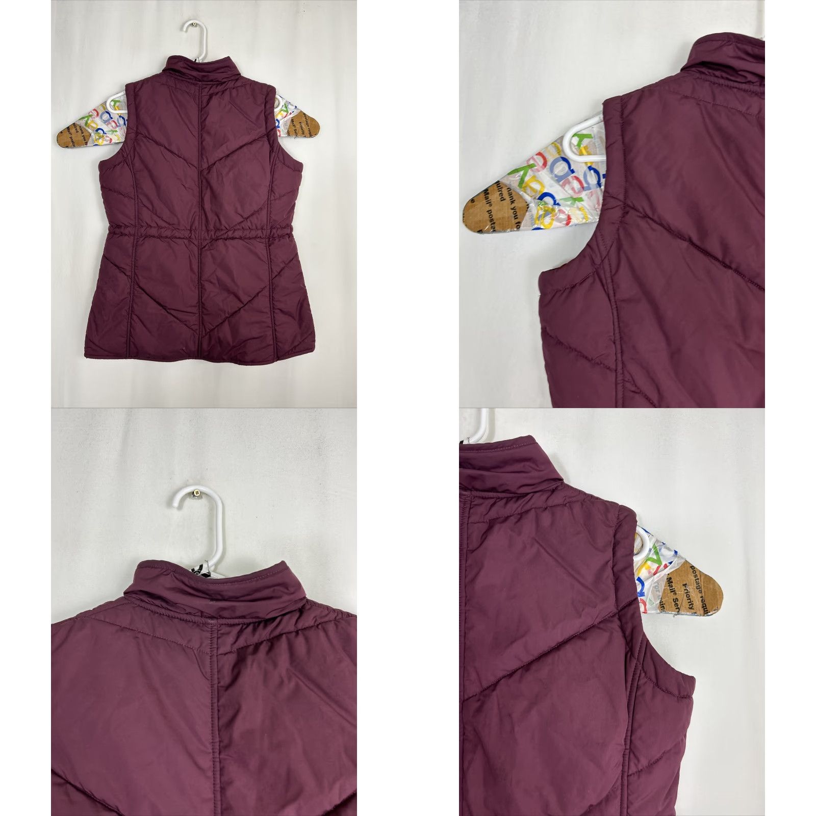 Vintage Woolrich Vest Womens Medium Full Zip Red Quilted Polyester VEST 21” 25” Size M / US 6-8 / IT 42-44 - 9 Thumbnail
