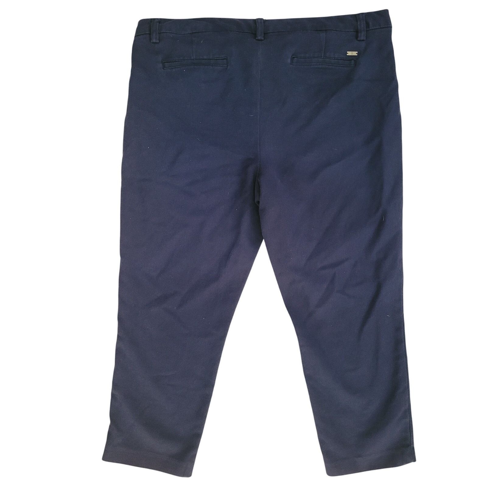 Tommy Hilfiger Tommy Hilfiger Navy Capri Pants 4 Pockets Sz 14 Size 36" / US 14 / IT 50 - 3 Thumbnail