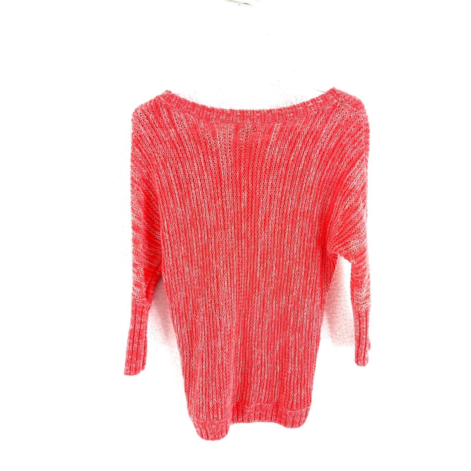 Express Express Pink Cable Knit Sweater XS Wool Acrylic Round Neck P Size XS / US 0-2 / IT 36-38 - 3 Thumbnail