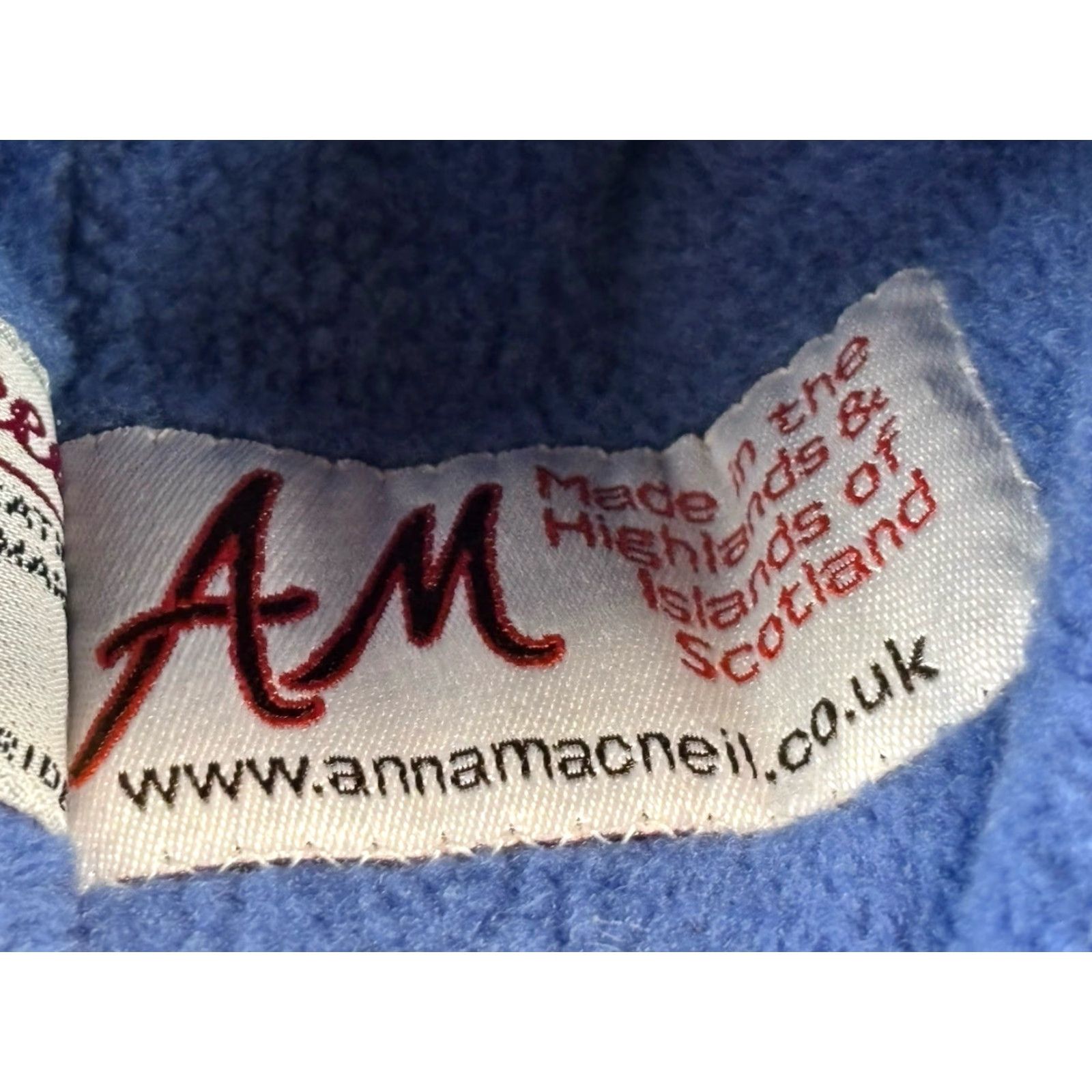 Harris Tweed VINTAGE Anna MacNeil Harris Tweed Fleece Lined Hat Blue Made In UK Beanie One Size Men Size US M / EU 48-50 / 2 - 7 Thumbnail