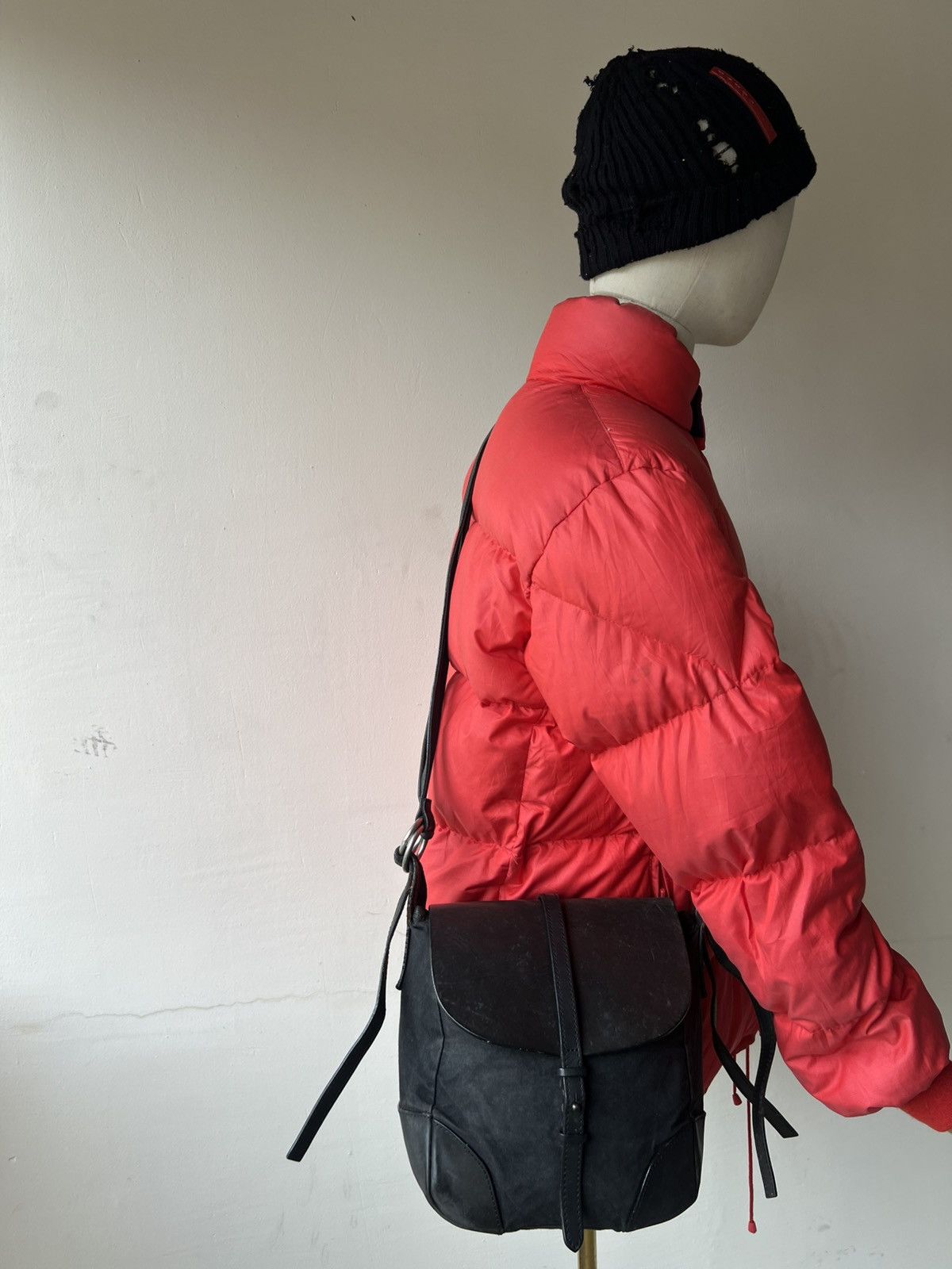 Leather × Yohji Yamamoto 2004 Yohji Yamamoto Y’s Leather Bag Size ONE SIZE - 2 Thumbnail