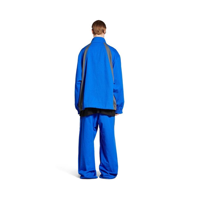 Balenciaga o1tr1nto0426 Tracksuit Denim Jacket in Royal Blue Size US XL / EU 56 / 4 - 4 Thumbnail