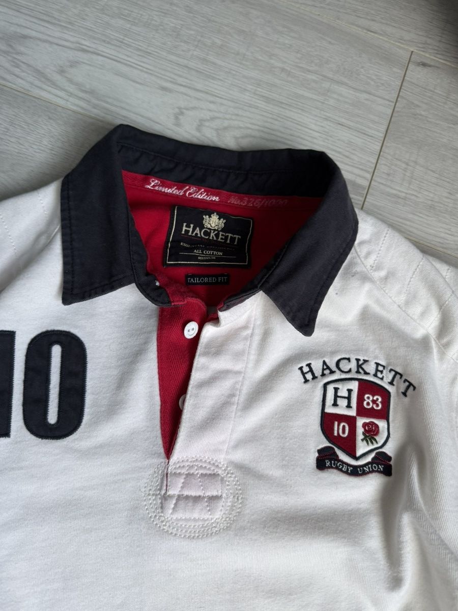 Hackett × Vintage Vintage Hackett England Rugby Shirt 1991 jersey 10 Size US M / EU 48-50 / 2 - 2 Thumbnail