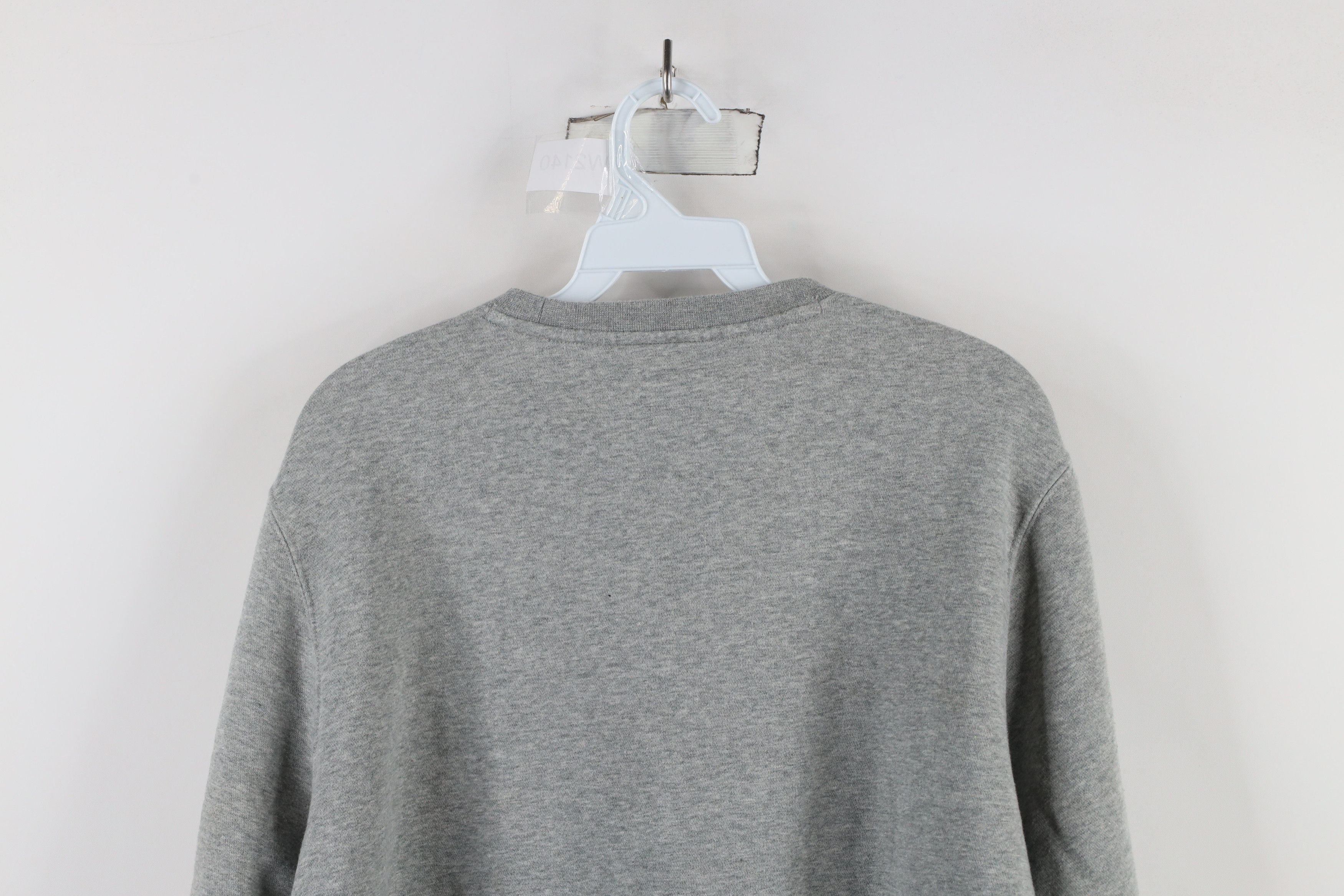 Nike × Vintage Vintage Nike Mini Swoosh Crewneck Sweatshirt Heather Gray Size US L / EU 52-54 / 3 - 11 Thumbnail