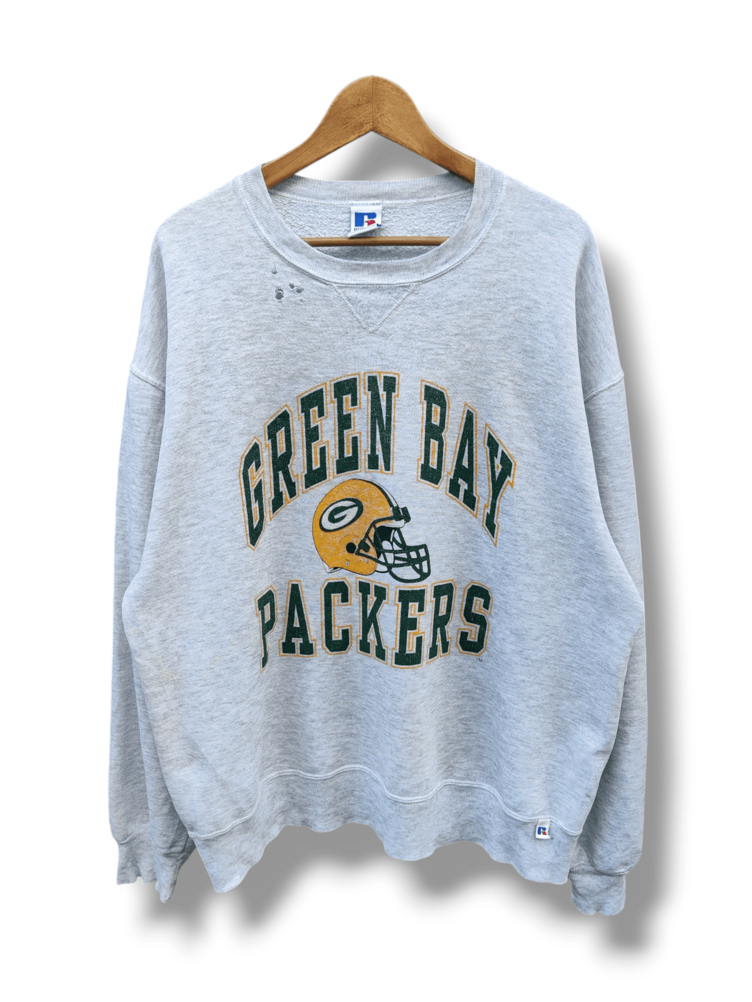 NFL Vintage Distressed Green Bay Packers NFL Sweatshirt Size US L / EU 52-54 / 3 - 1 Thumbnail